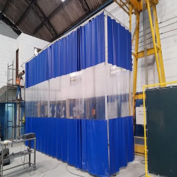 Página de produto: Cortina para cabine de pintura